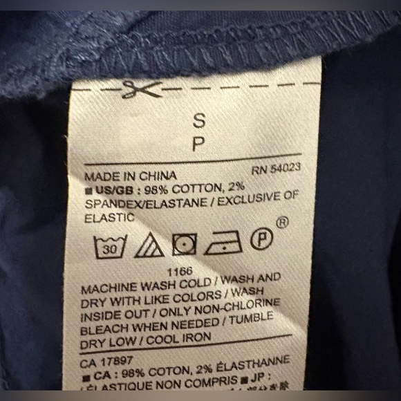 Banana Republic, Off-Shoulder Navy Cotton Midi Dress with Tie Belt, Size S - Picture 12 of 13